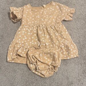 Quincy Mae Floral Baby Dress with Bloomers
